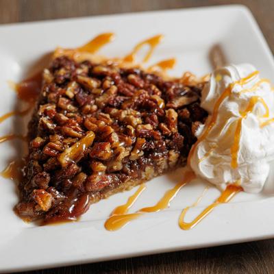 Kentucky Bourbon Pecan Pie — official menu photograph